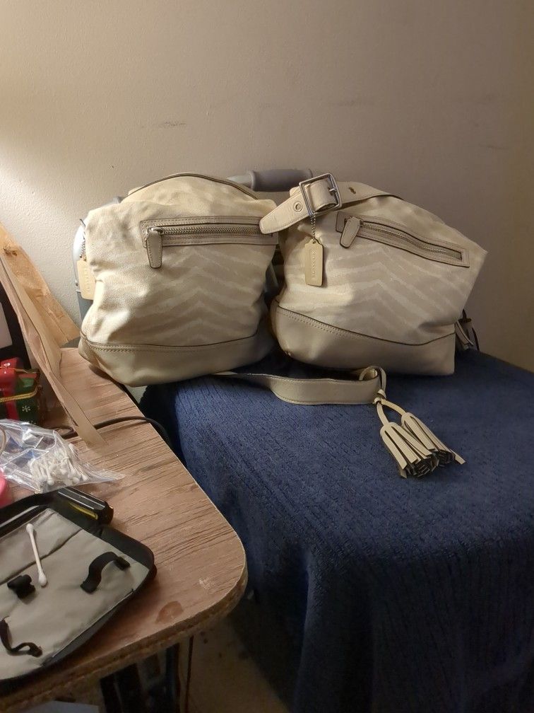 Lot Of 2 Very Nice Coach Purses