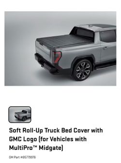 Free Soft Tonneau - Fits GMC Sierra EV. ONLY FITS EV