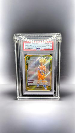 Dragon ball fusion world Manga SB01 Super Alt Goku PSA 10 grail 💎💎💎