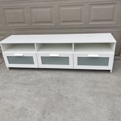 IKEA Tv Stand Holding 70 Inch Tv good condition