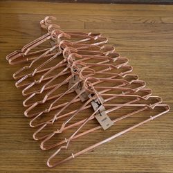 (55) HAY clothing hangers in rose gold