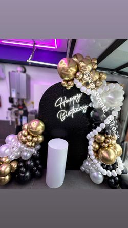 Balloon Garland/backdrop Set Up/Theme And Colors Can Be