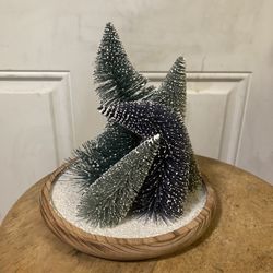 Centerpiece Decoration Bent Christmas Trees