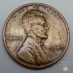 Wheat Penny 1949 Philadelphia Mint 