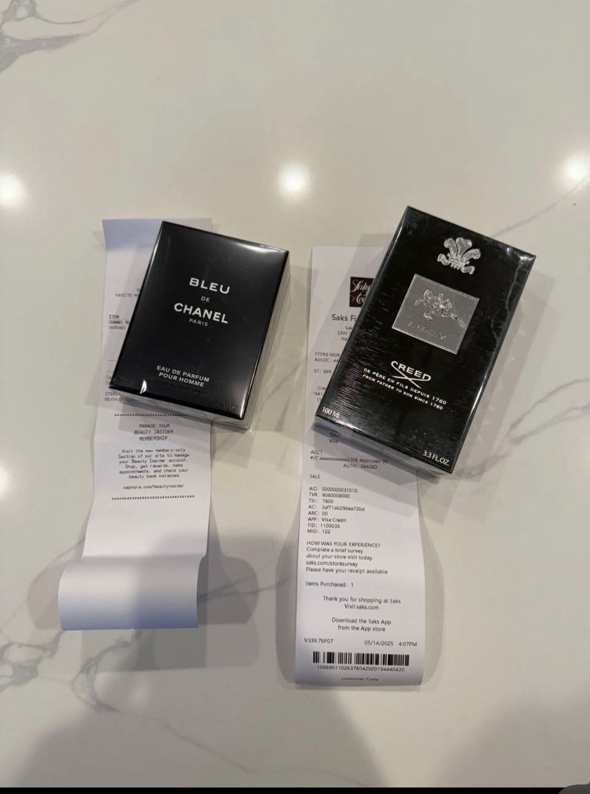 Bleu And Aventus Cologne