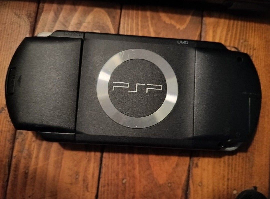 PSP with case