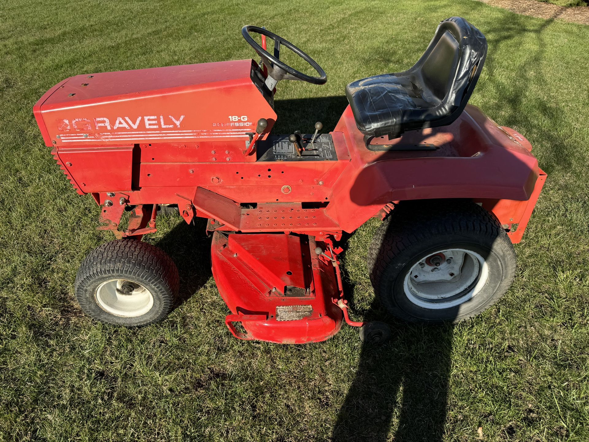 Gravely Tractor With Mower, Snowblower & Power Brush 