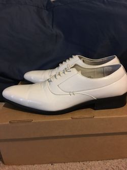 White Mens Dress Shoes