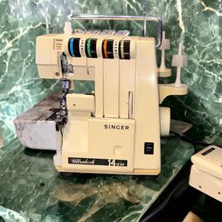 Singer Serger Overlock/Ultralock 14U34 - Four Thread Sewing Machine W Pedal  for Sale in Altadena, CA - OfferUp