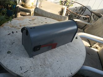 Mailbox Standard Size Galvanized Steel Grey