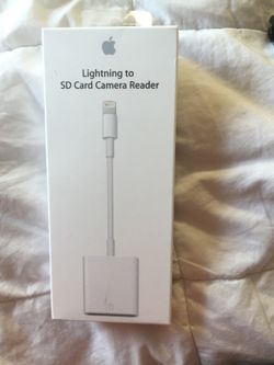 Sd card camera reader for Apple