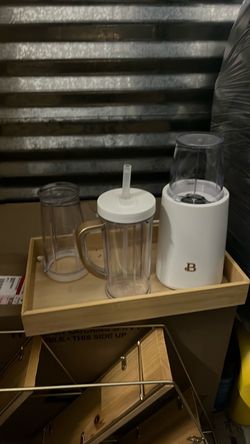 Small blender white and gold