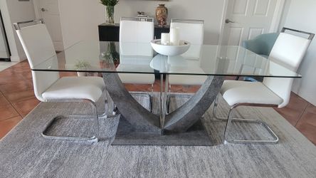 Area Rug 6x9, Ivory & Silver