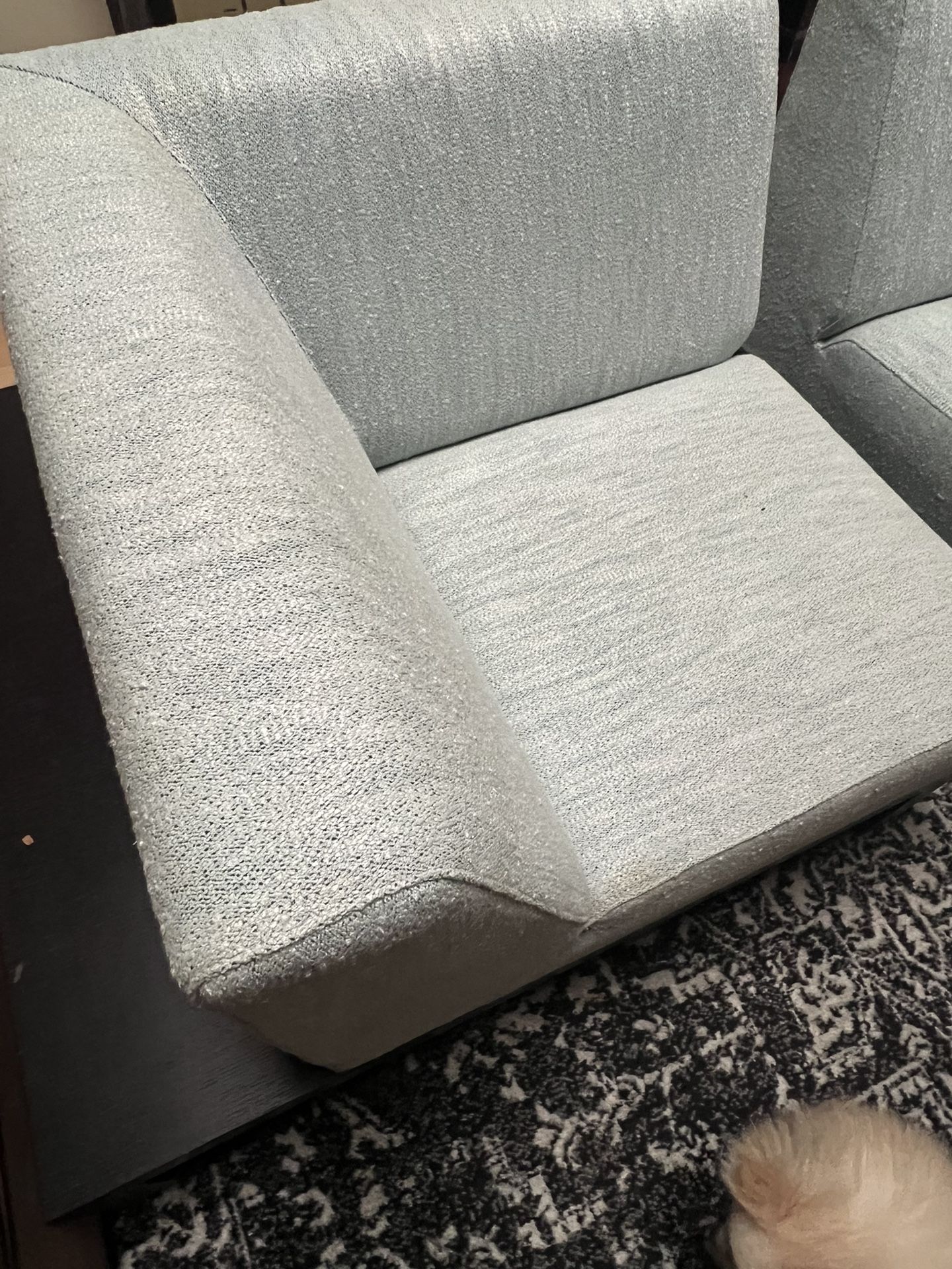 Sleek Mint Modern Couch