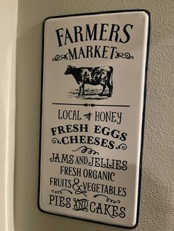 Farmhouse Tin Wall Decor