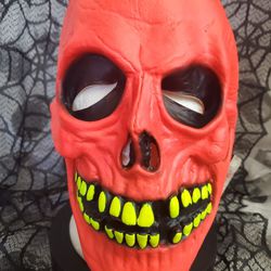 Don Post Studios  Neon Skull Mask Halloween Costume Classic Horror Scary NWT 3/4 by Trick or Treat Studios

