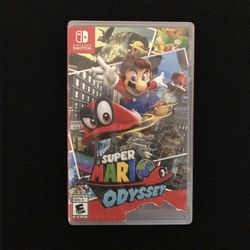 Super Mario Odyssey Nintendo Switch Game, Pre-Owned, Case Damaged 