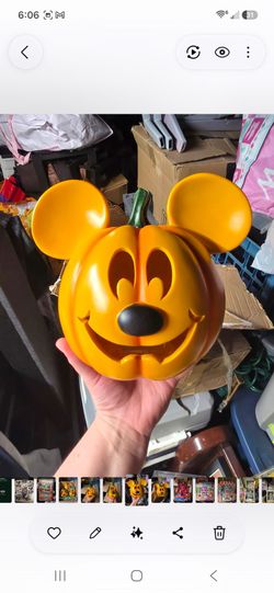 Mickey Pumpkin Light