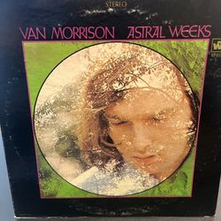 Van Morrison Astral Weeks 1972 WB (VG) Ultrasonic USA Vinyl Record 1768 LP