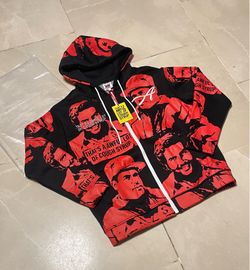 Red Asaali X Alocs Hoodie
