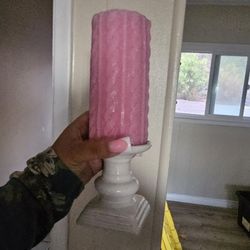 Candles With Candle Holder (2)