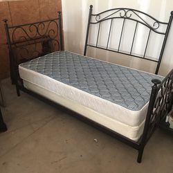 TWIN BED WITH MATTRESS 