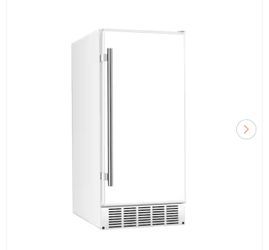 EdgeStar 15 in. Wide 20 lbs. Built-In Ice Maker in White with upto 25 lbs