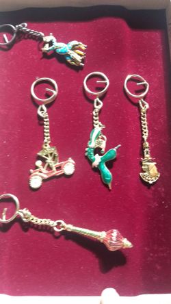 Key chains gold plated beautiful