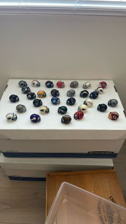 2012 Riddle Mini Football Helmets 32 Teams $70 OBO