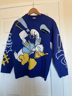 Donald Duck Knit Graphic Sweater