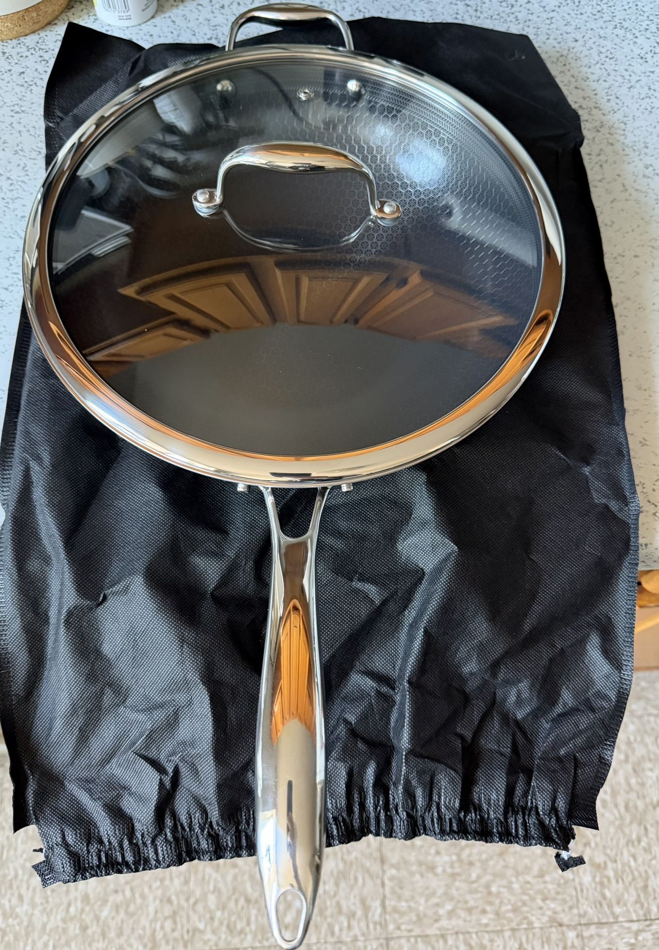 Hexclad 12 Inch Wok With Lid
