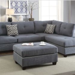 Sectional Sofa + Ottoman