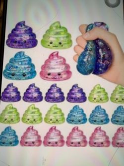 24pcs—Poop Squishies