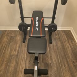 Bench Press , Beginning Weights , And bar 