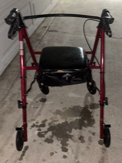 Melding Height Adjustable 250lb. Max Sit/stand Walker 