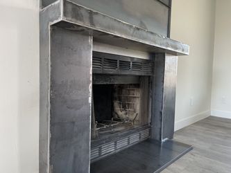 Fireplace Mantle, Metal Art, Upgrade, Iron Work