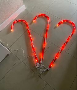 Vintage Light-Up Christmas Candy Canes (6)