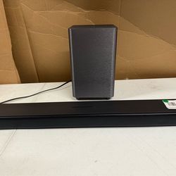 Soundbar and subwoofer