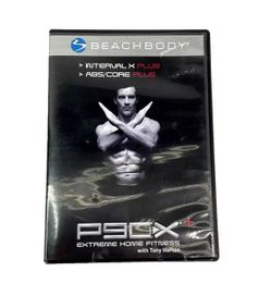 P90X+ Interval X Plus and Abs/Core Plus Beachbody Workout DVD Exercise