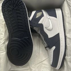Jordan 1 High Midnight Navy Size 7 New
