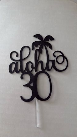 Cake Topper  (30th)