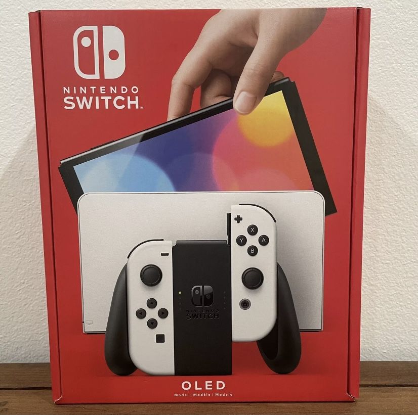 Nintendo Switch OLED White Factory Sealed Receipt Available