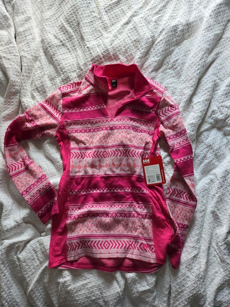 Helly Hansen Women's Merino Mid 1/2 Zip Base Layer Med