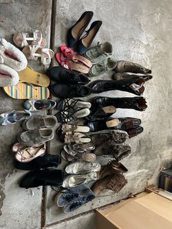 Mixed bulk Lot of adult and Kids' Shoes