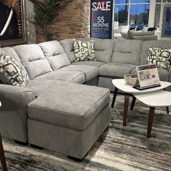Gray Sectional New