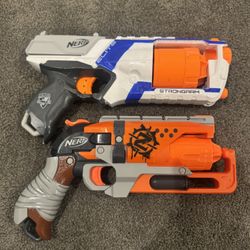 Nerf Strongarm And Zombiestrike Hammerstrike