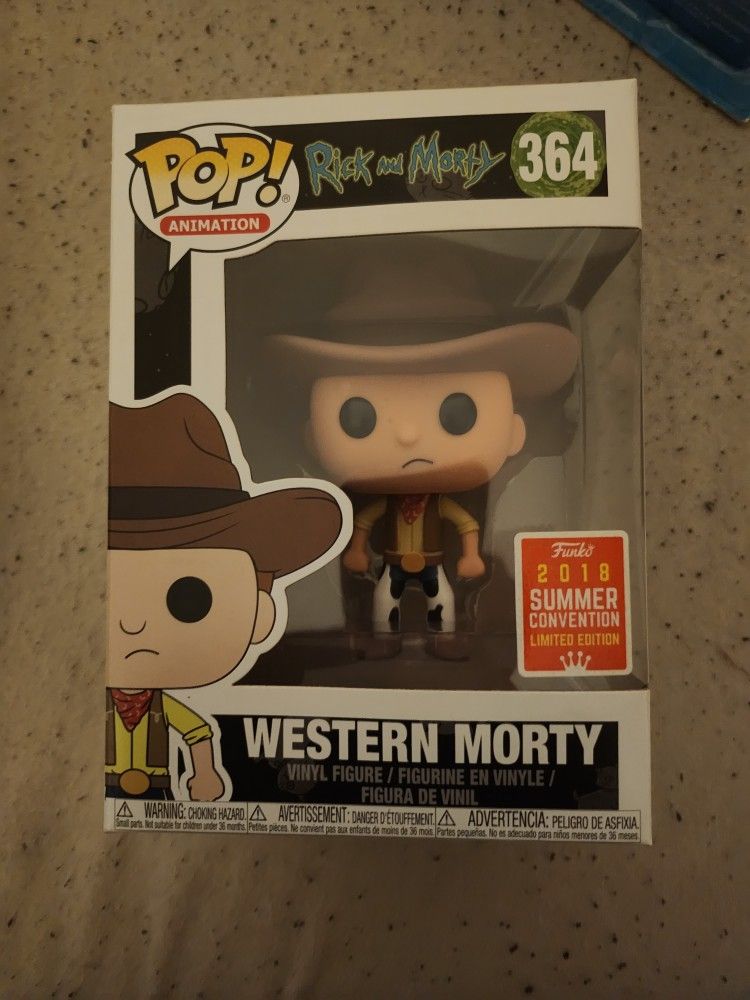 Western Morty Funko Pop (2018 Summer Convention Limited Edition)