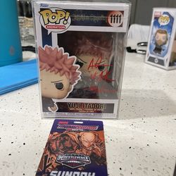 Funko Pop! Vinyl: Jujutsu Kaisen Yuji Itadori #1111 With Protector 