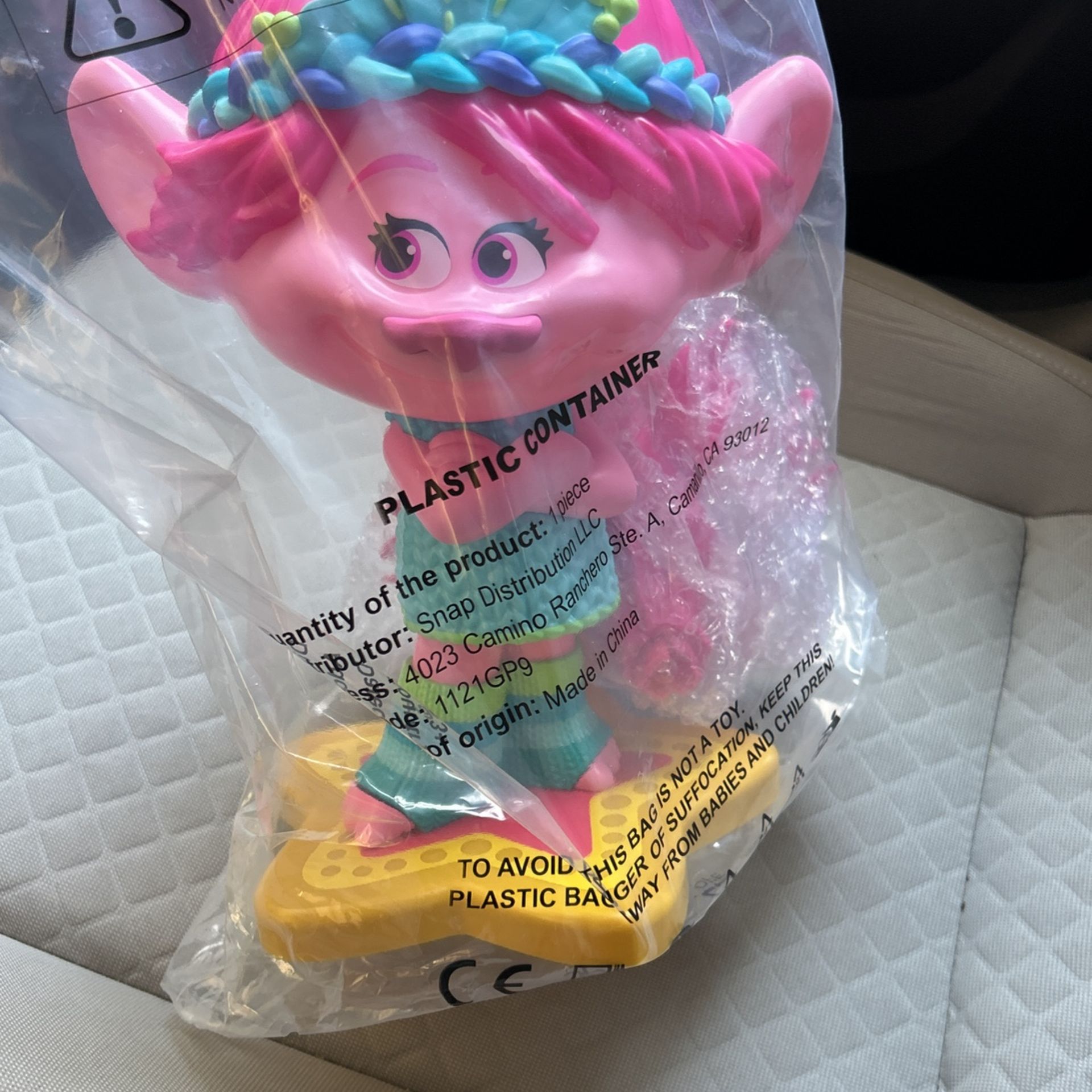 Trolls “Poppy” Sealed Popcorn Bucket