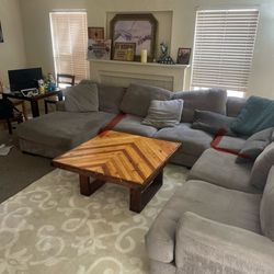 Cheap U Sectional couch